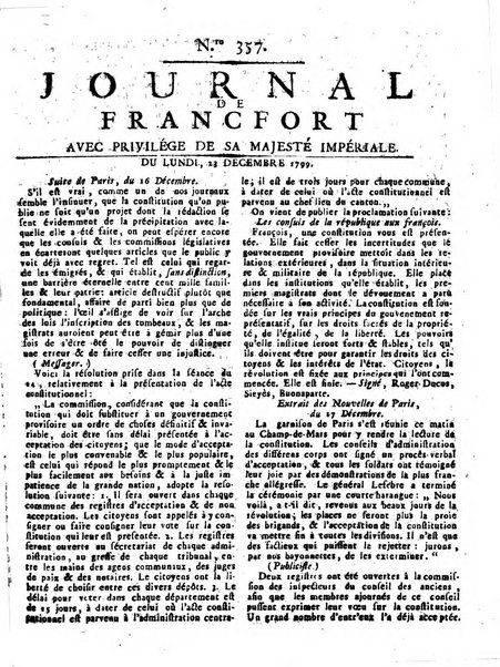 Journal de Francofort