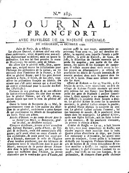 Journal de Francofort