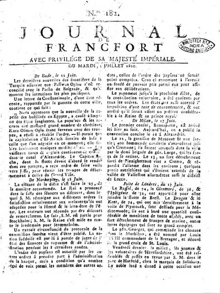 Journal de Francofort