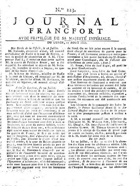 Journal de Francofort