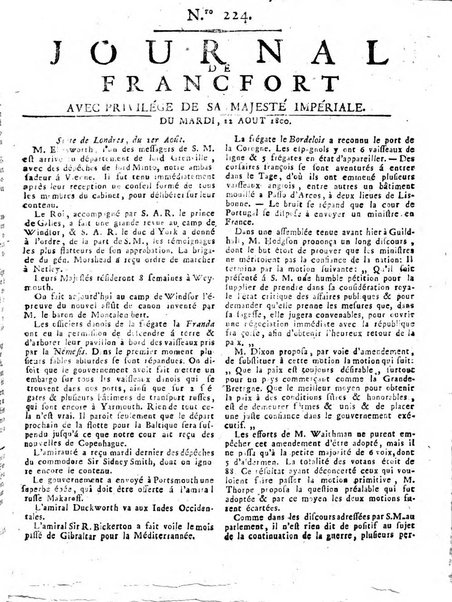 Journal de Francofort