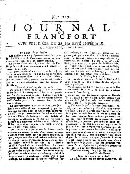 Journal de Francofort