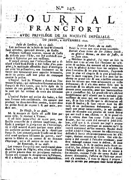 Journal de Francofort