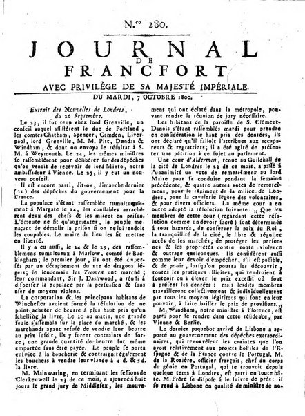 Journal de Francofort