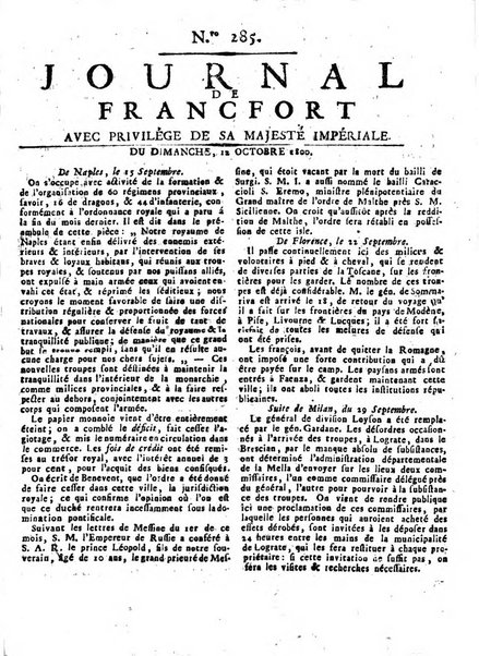 Journal de Francofort