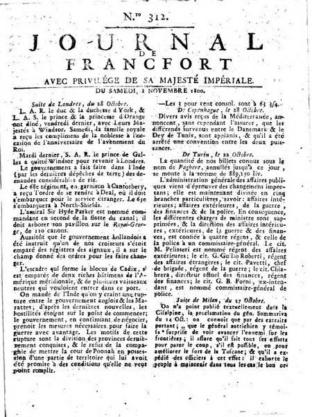 Journal de Francofort