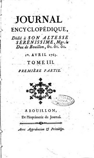 Journal encyclopédique