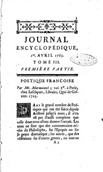 Journal encyclopédique