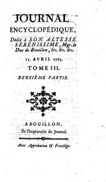 Journal encyclopédique