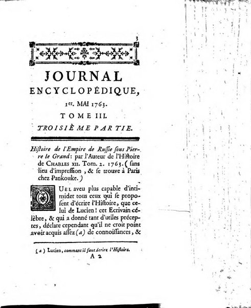 Journal encyclopédique