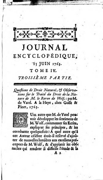 Journal encyclopédique