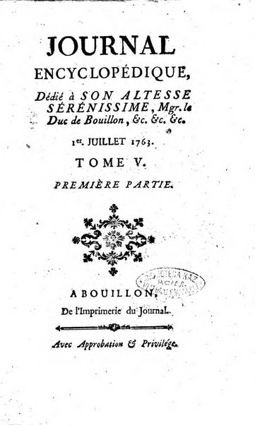 Journal encyclopédique