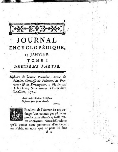 Journal encyclopédique