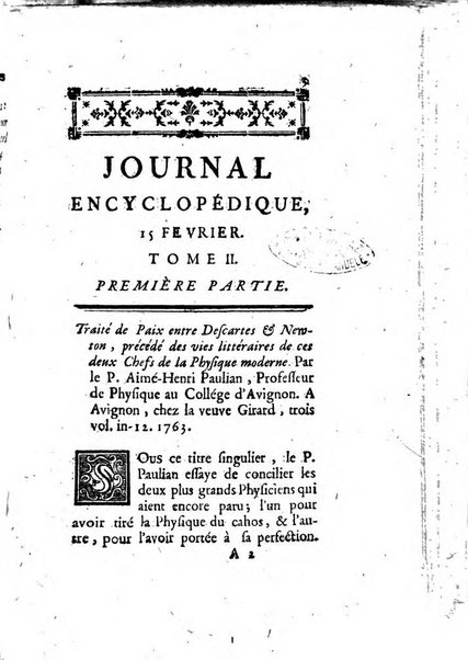 Journal encyclopédique