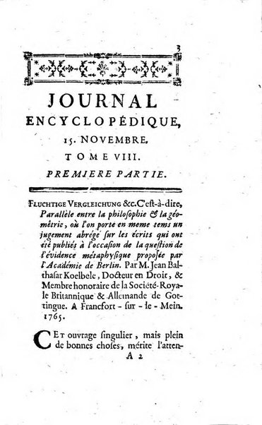 Journal encyclopédique