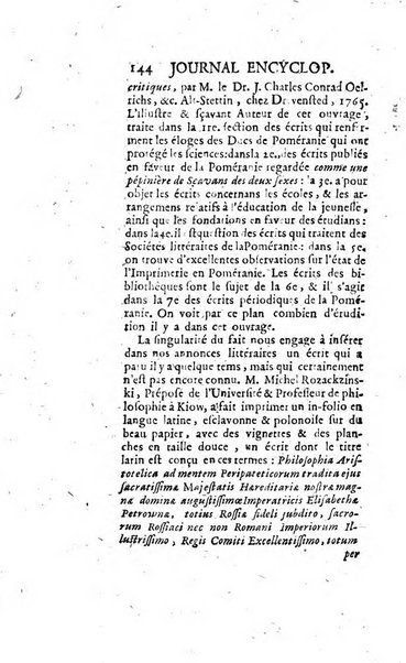 Journal encyclopédique