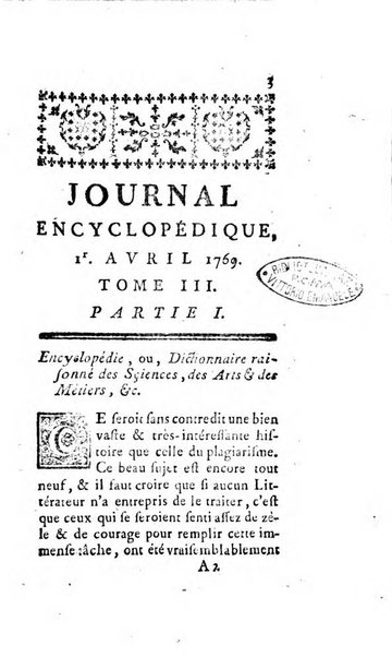 Journal encyclopédique