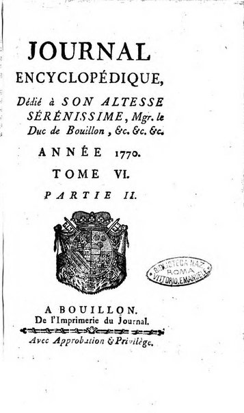 Journal encyclopédique