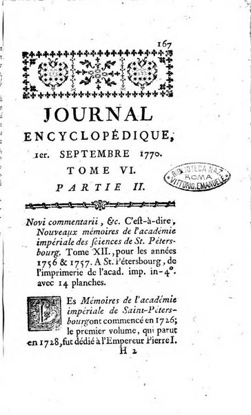 Journal encyclopédique