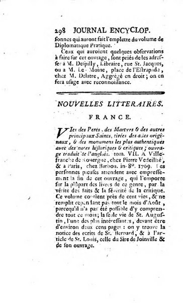 Journal encyclopédique