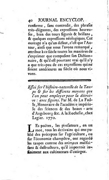 Journal encyclopédique