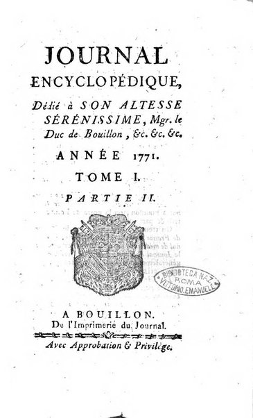 Journal encyclopédique