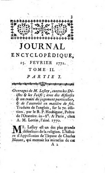 Journal encyclopédique