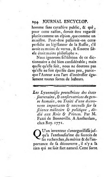 Journal encyclopédique