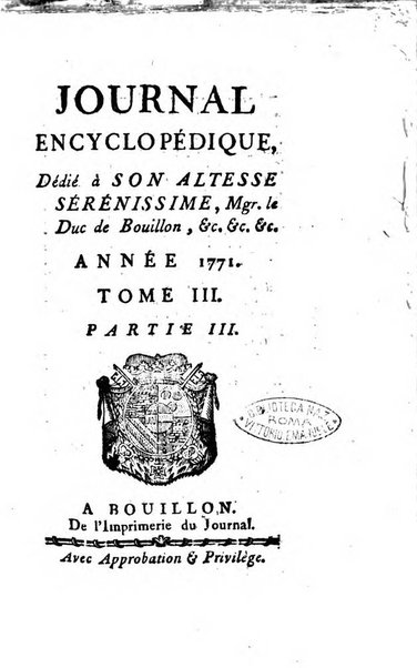 Journal encyclopédique