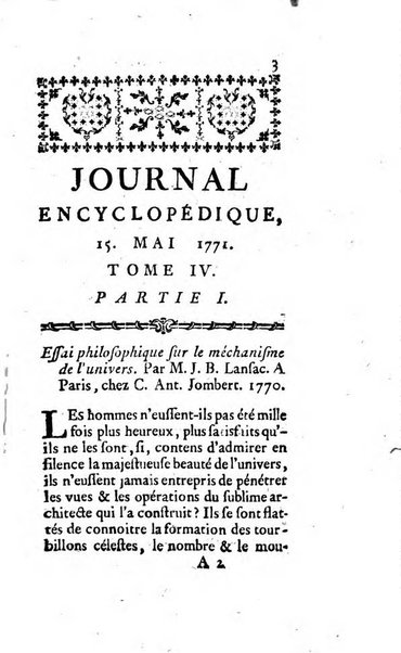 Journal encyclopédique