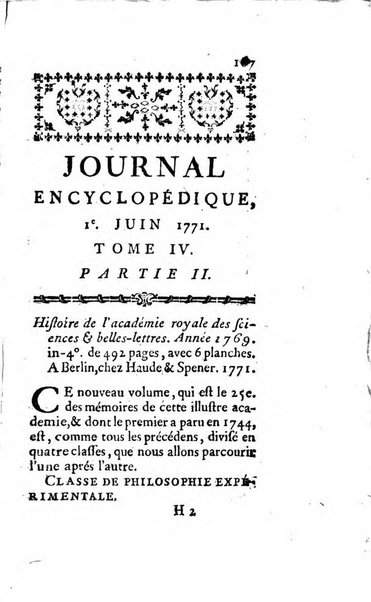 Journal encyclopédique