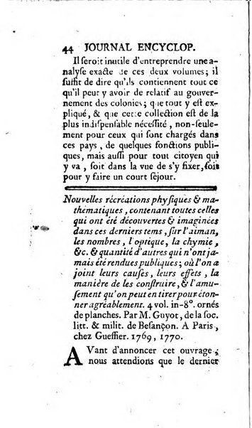 Journal encyclopédique