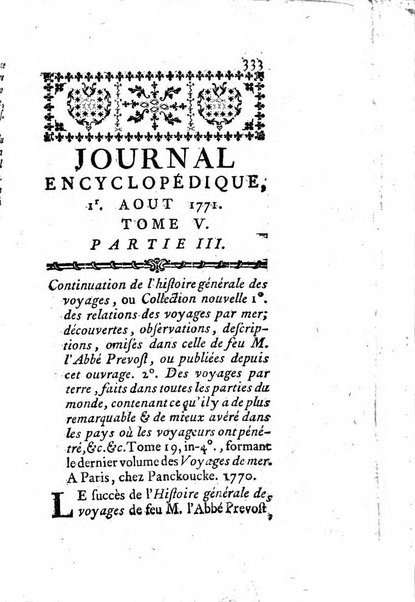 Journal encyclopédique