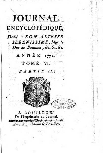 Journal encyclopédique