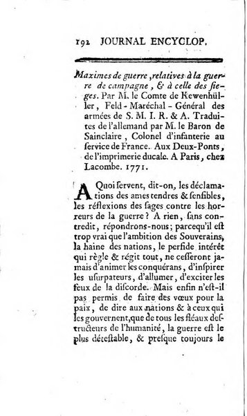 Journal encyclopédique