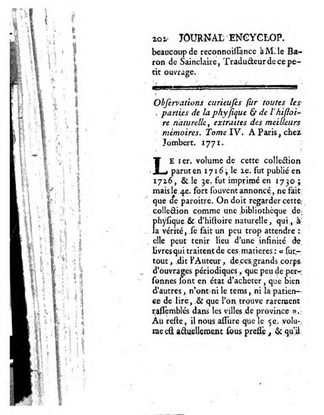 Journal encyclopédique