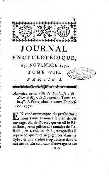 Journal encyclopédique