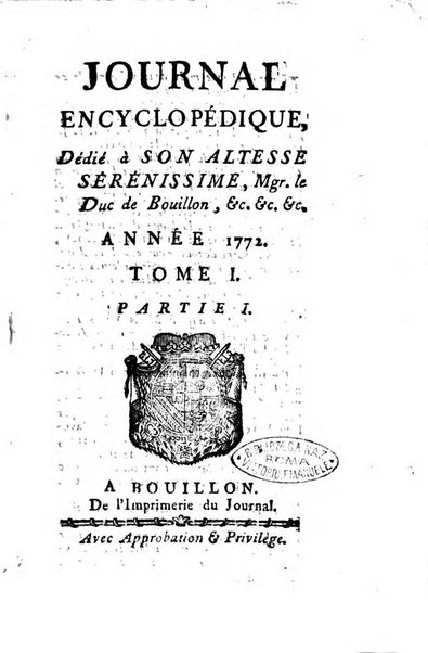 Journal encyclopédique