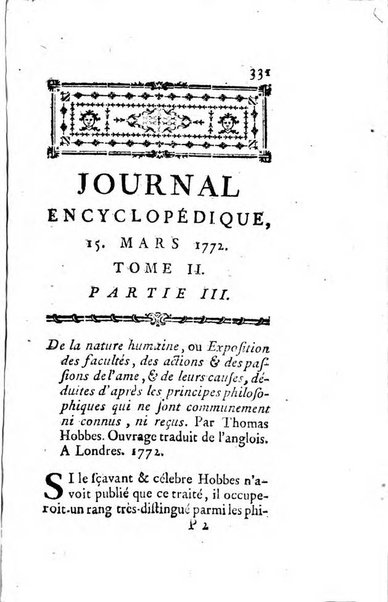 Journal encyclopédique