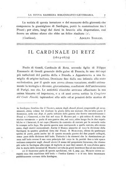 La nuova rassegna bibliografico-letteraria