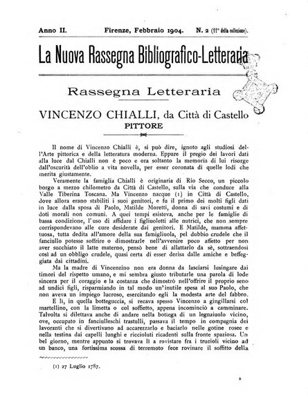 La nuova rassegna bibliografico-letteraria