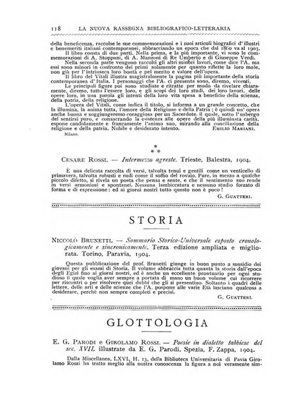 La nuova rassegna bibliografico-letteraria