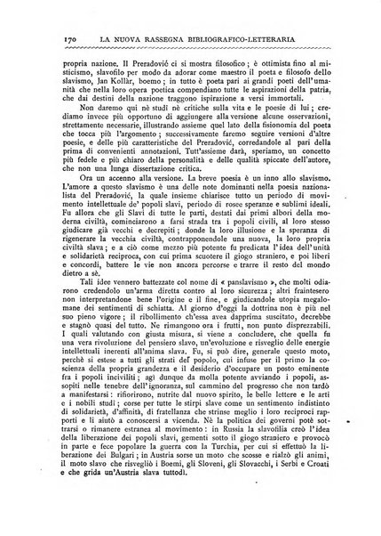 La nuova rassegna bibliografico-letteraria