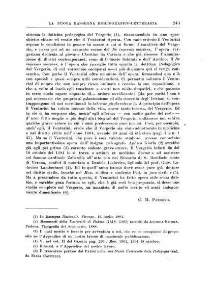 La nuova rassegna bibliografico-letteraria