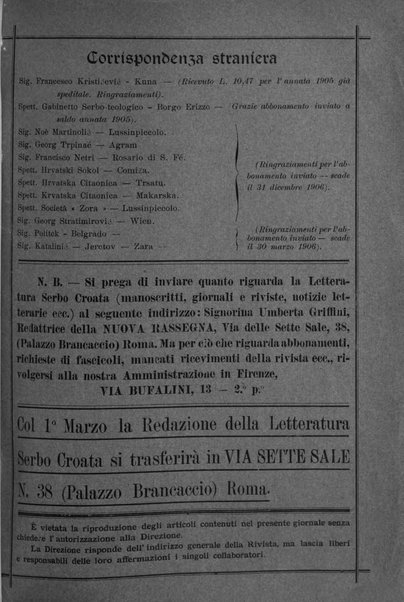 La nuova rassegna bibliografico-letteraria