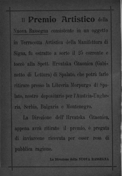 La nuova rassegna bibliografico-letteraria