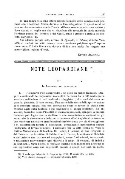 La nuova rassegna bibliografico-letteraria