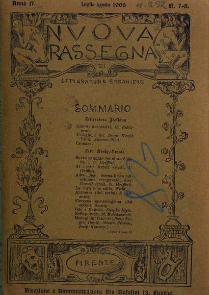 La nuova rassegna bibliografico-letteraria