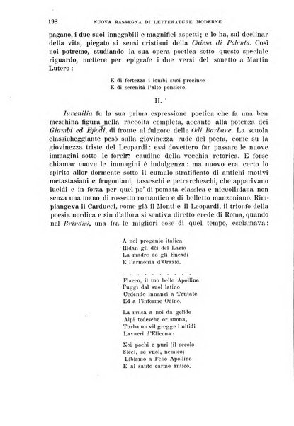 La nuova rassegna bibliografico-letteraria