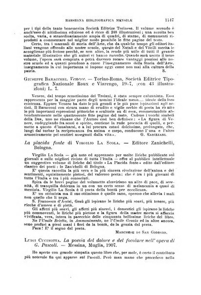 La nuova rassegna bibliografico-letteraria